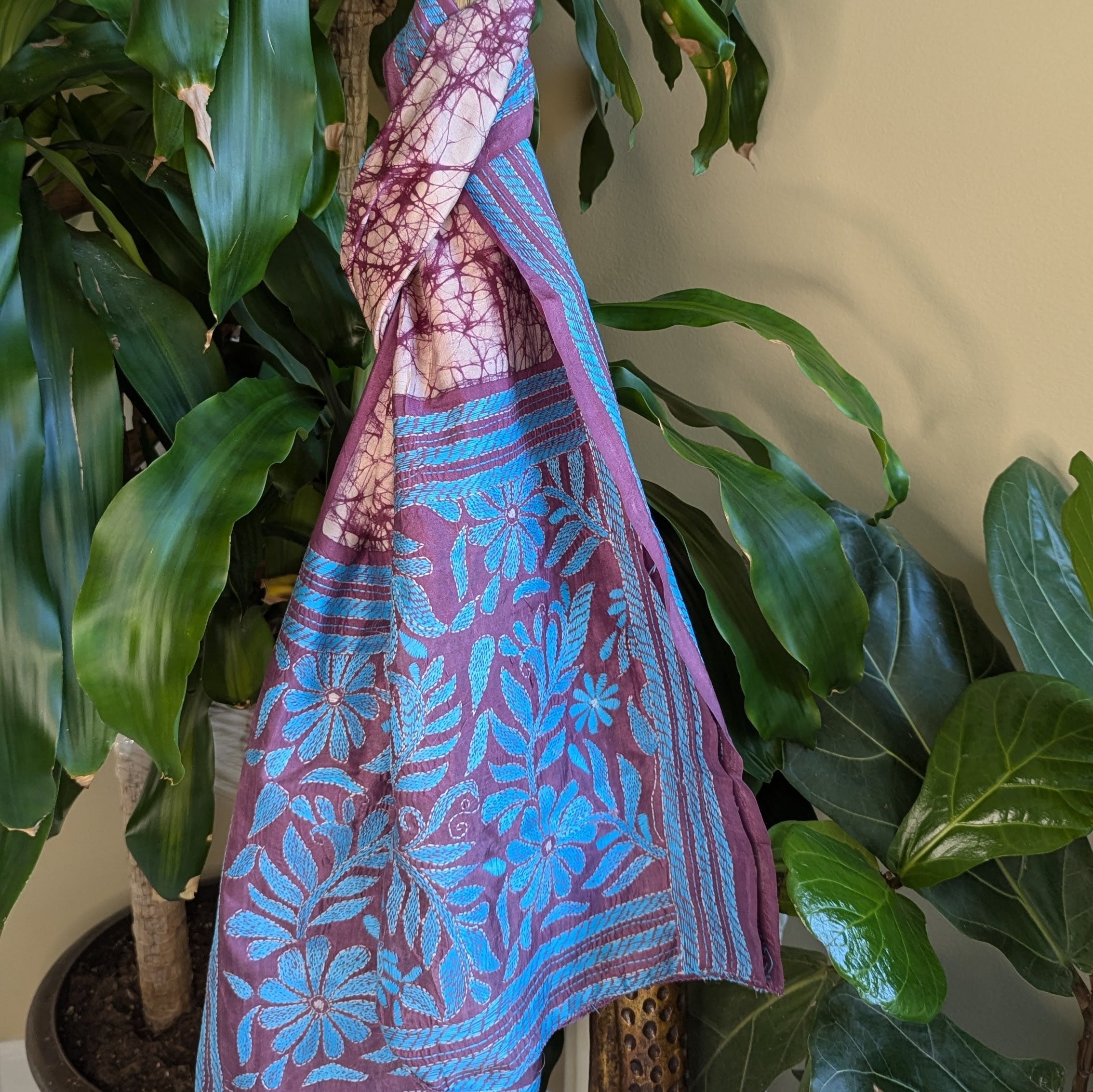 Kantha Silk Stole