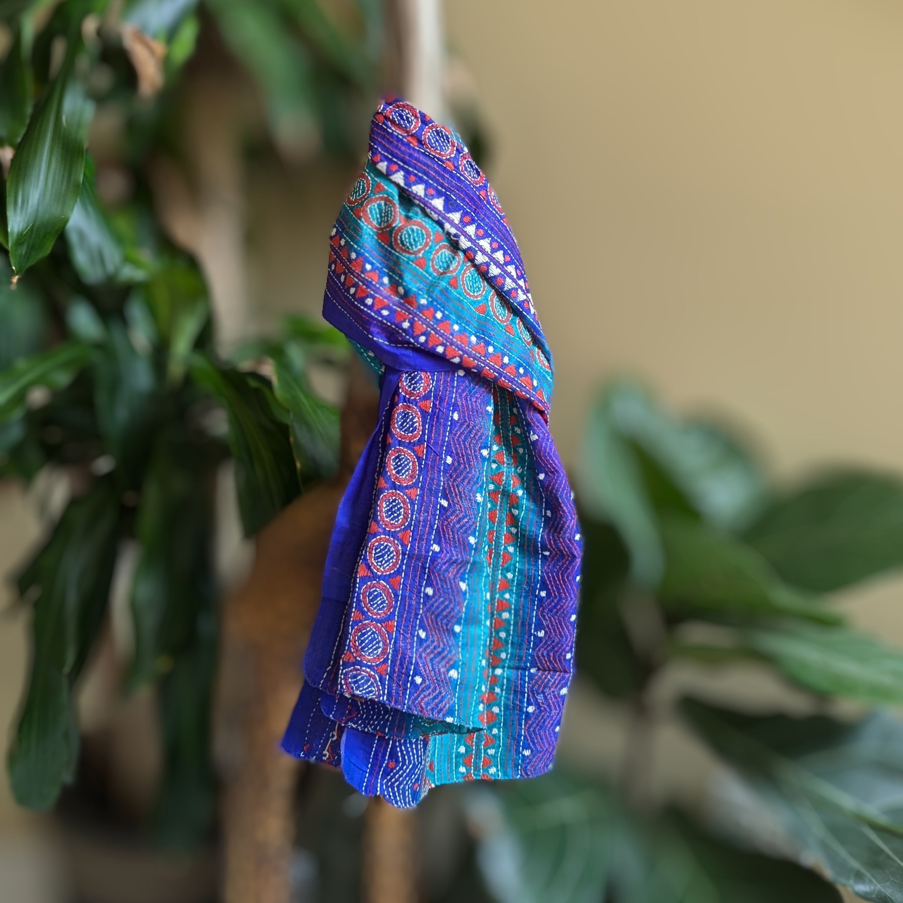 Kantha Silk Stole