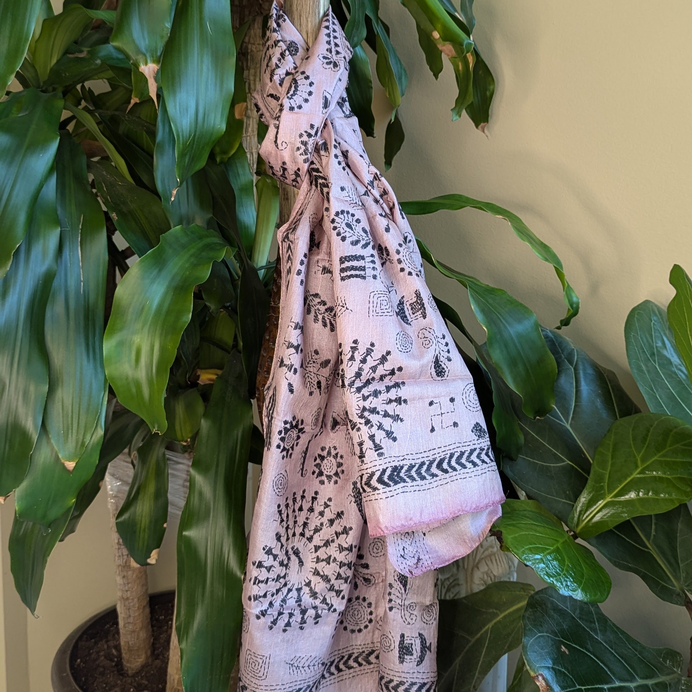 Kantha Silk Stole