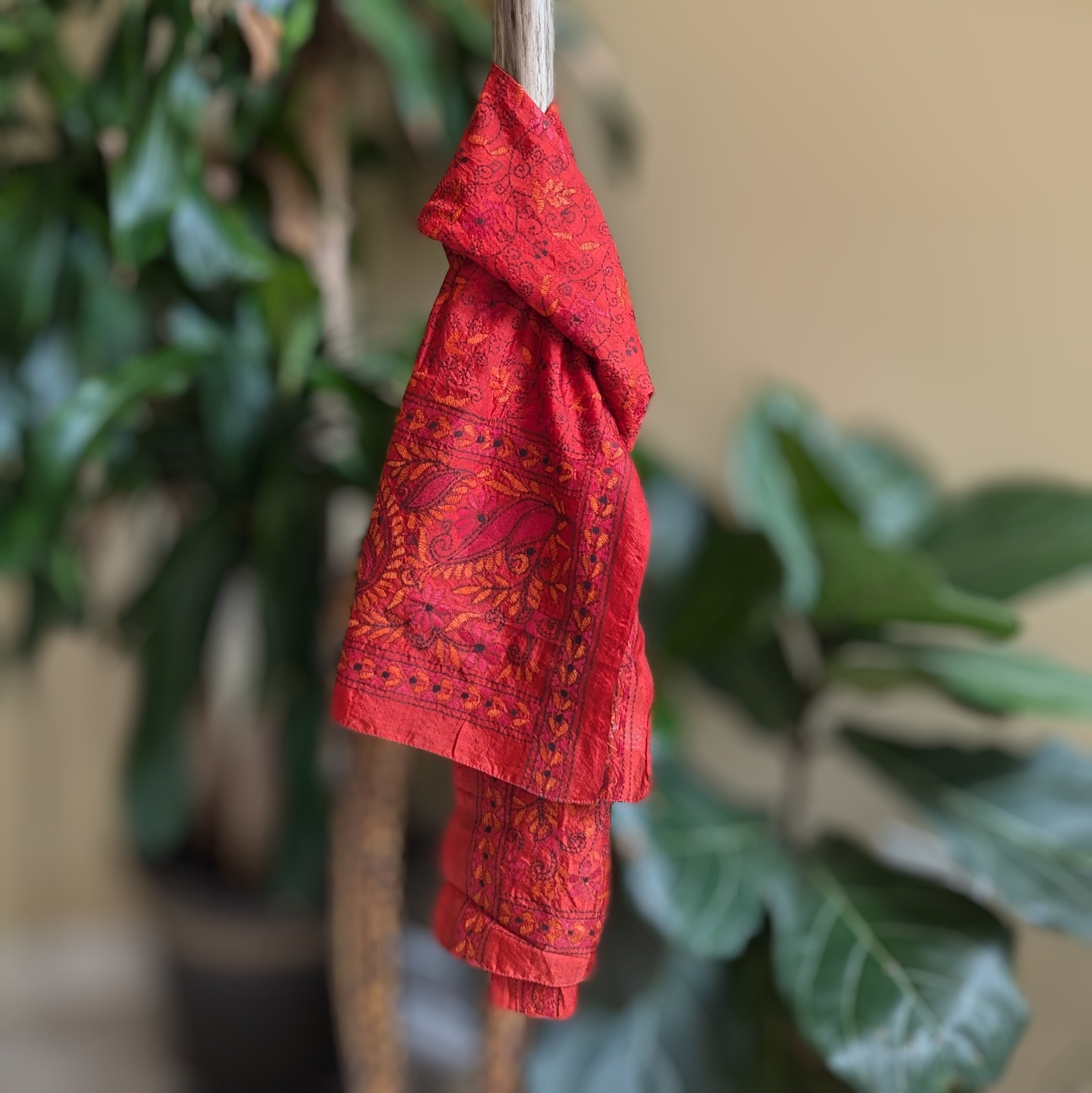 Kantha Silk Stole