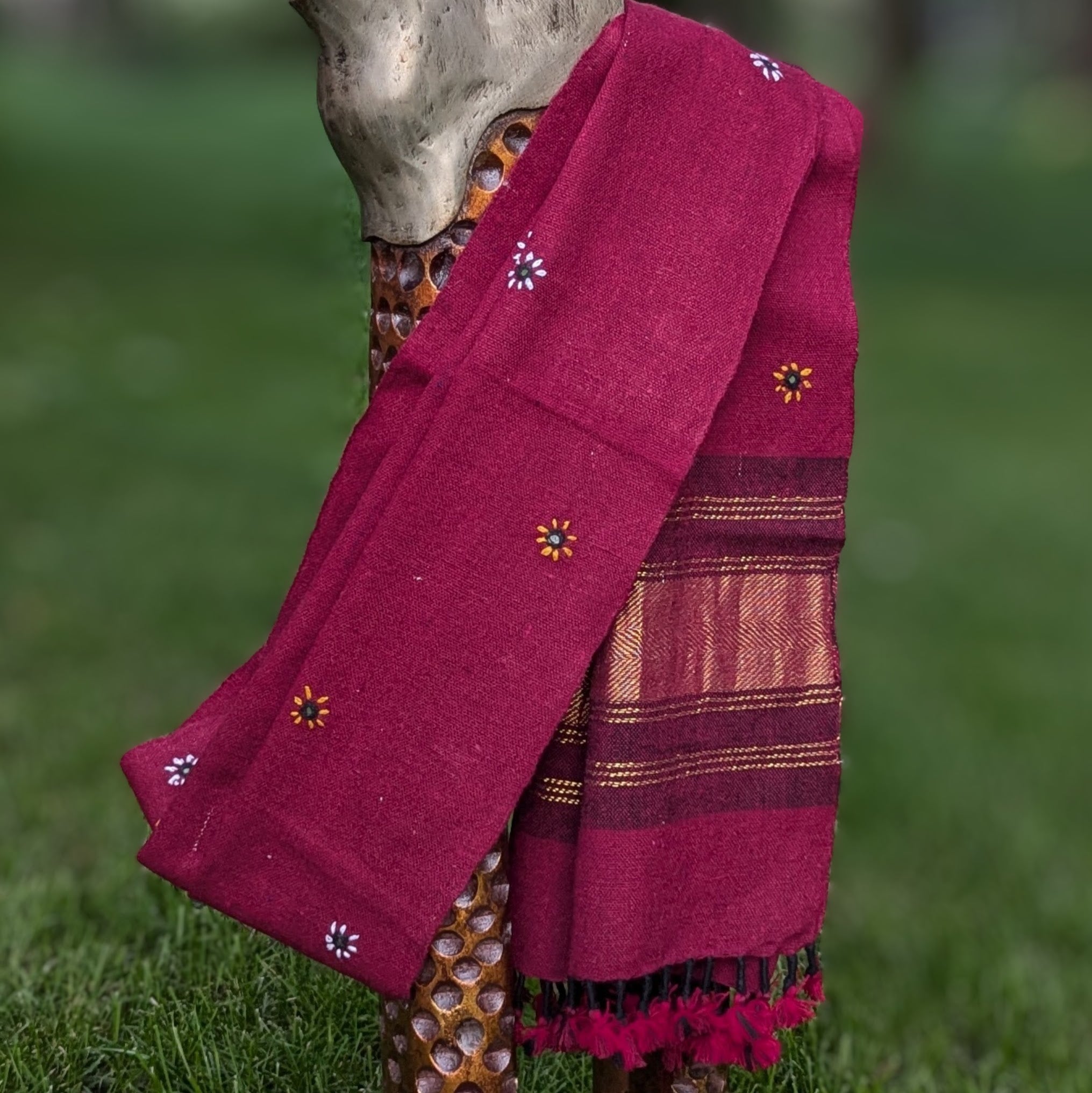 Mirrorwork Kutch Stole