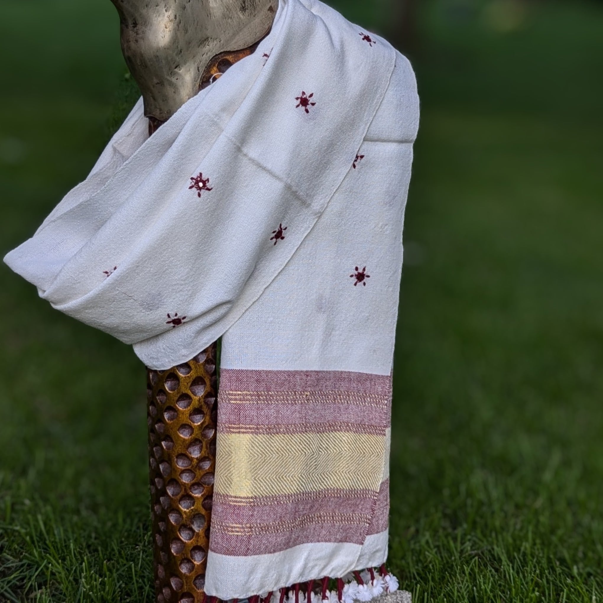 Mirrorwork Kutch Stole