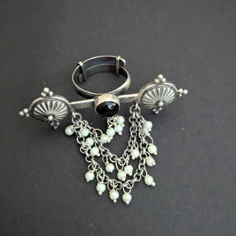 925 Silver Adjustable Rani Ring