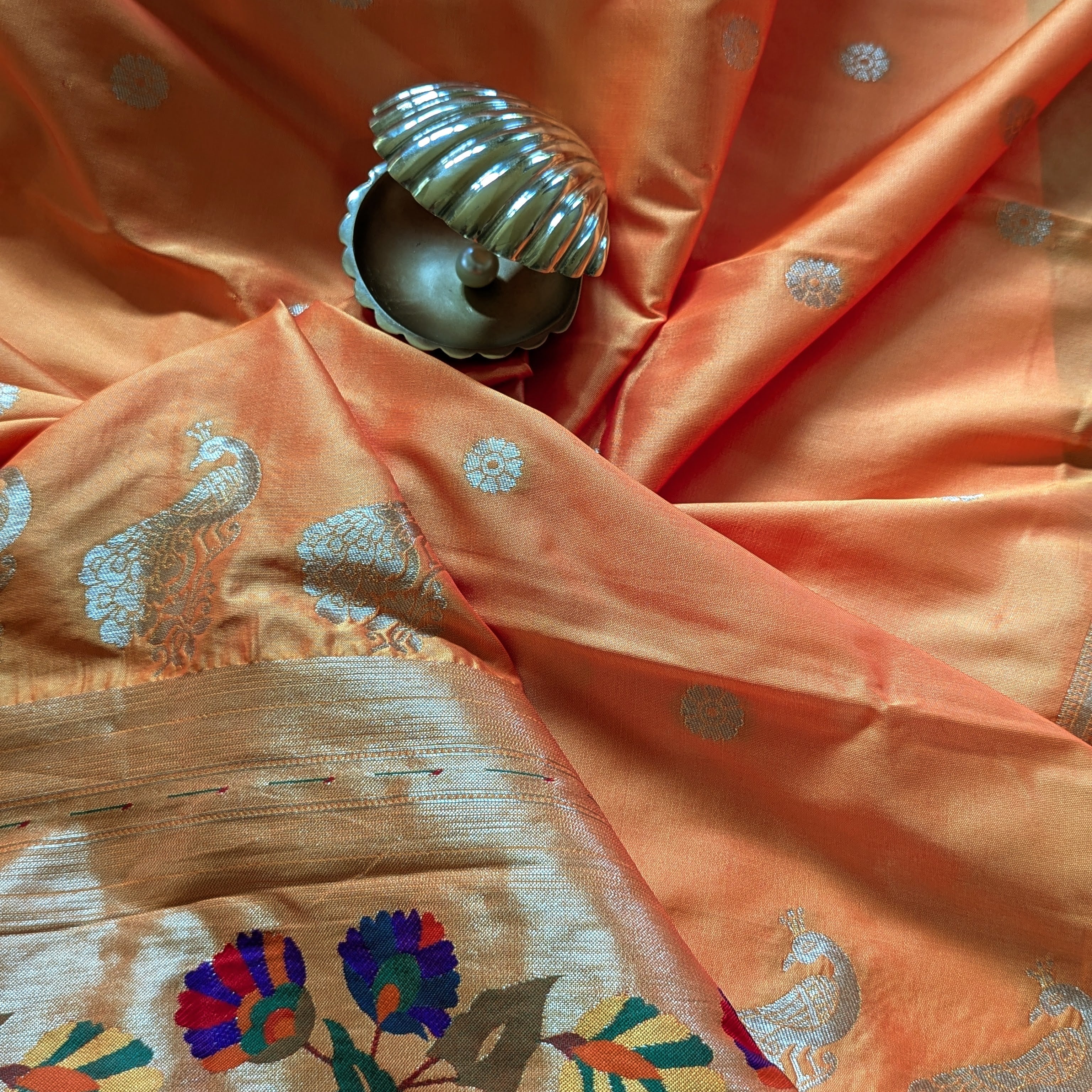 Semi Paithani Dupatta