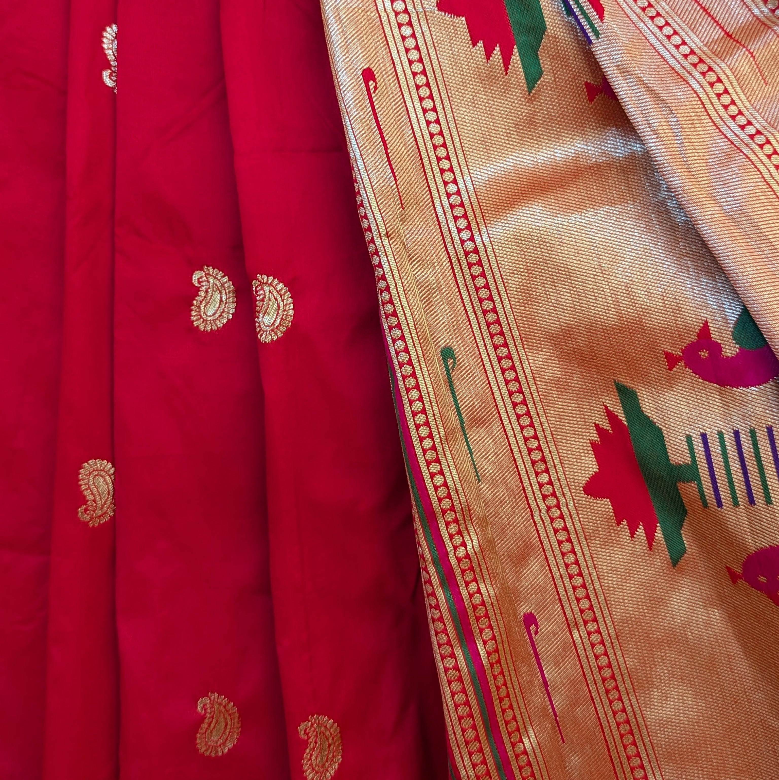 Semi Paithani Dupatta