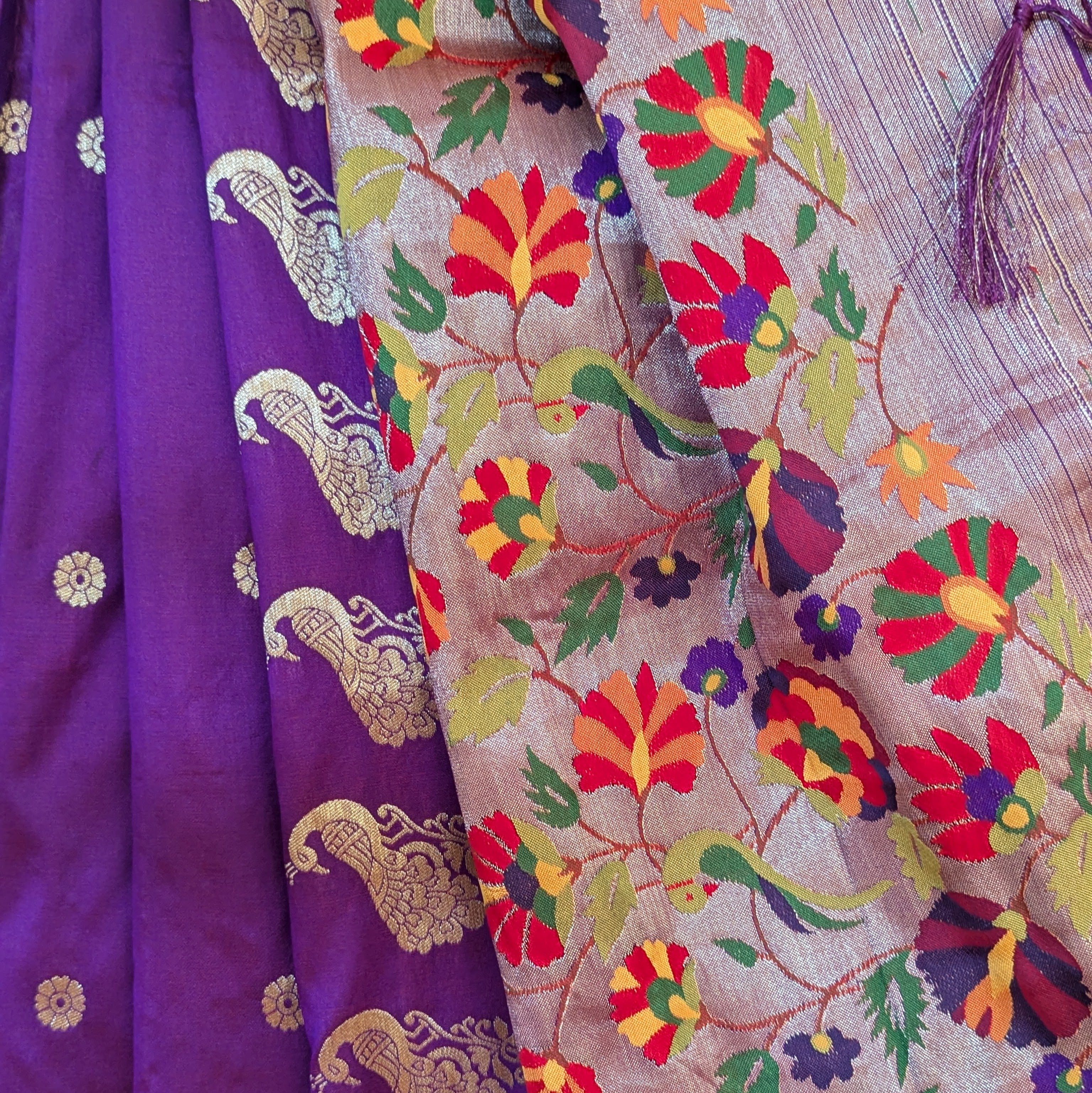 Semi Paithani Dupatta