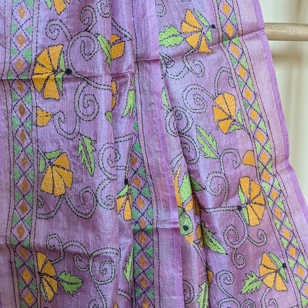 Kantha Silk Stole