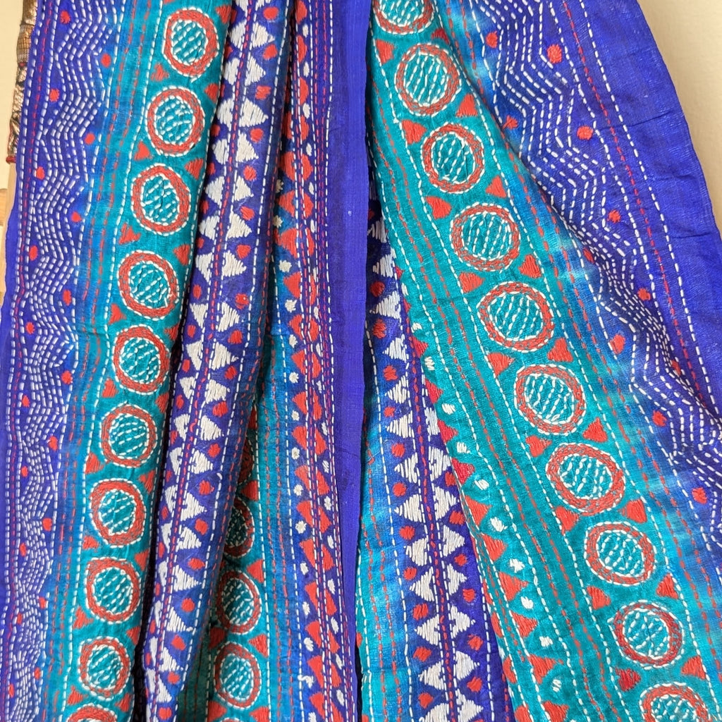 Kantha Silk Stole