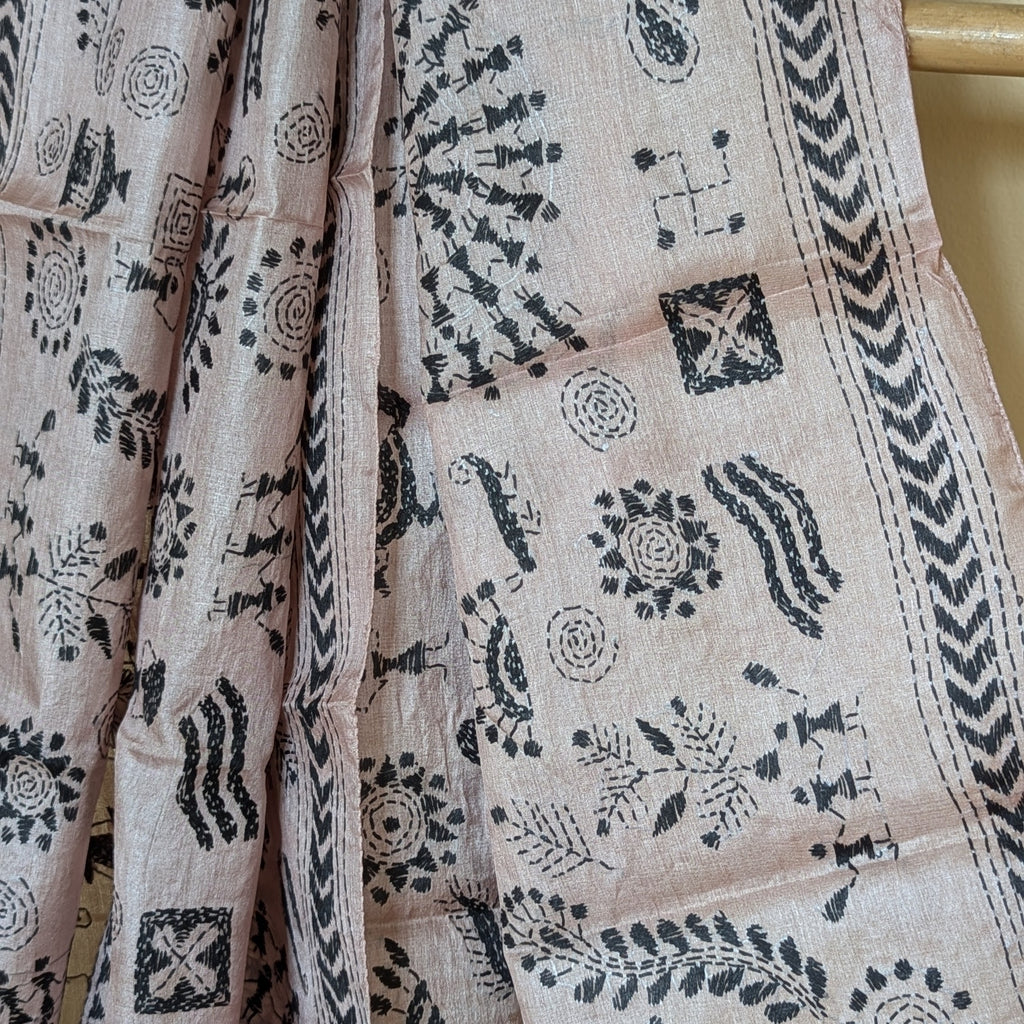 Kantha Silk Stole