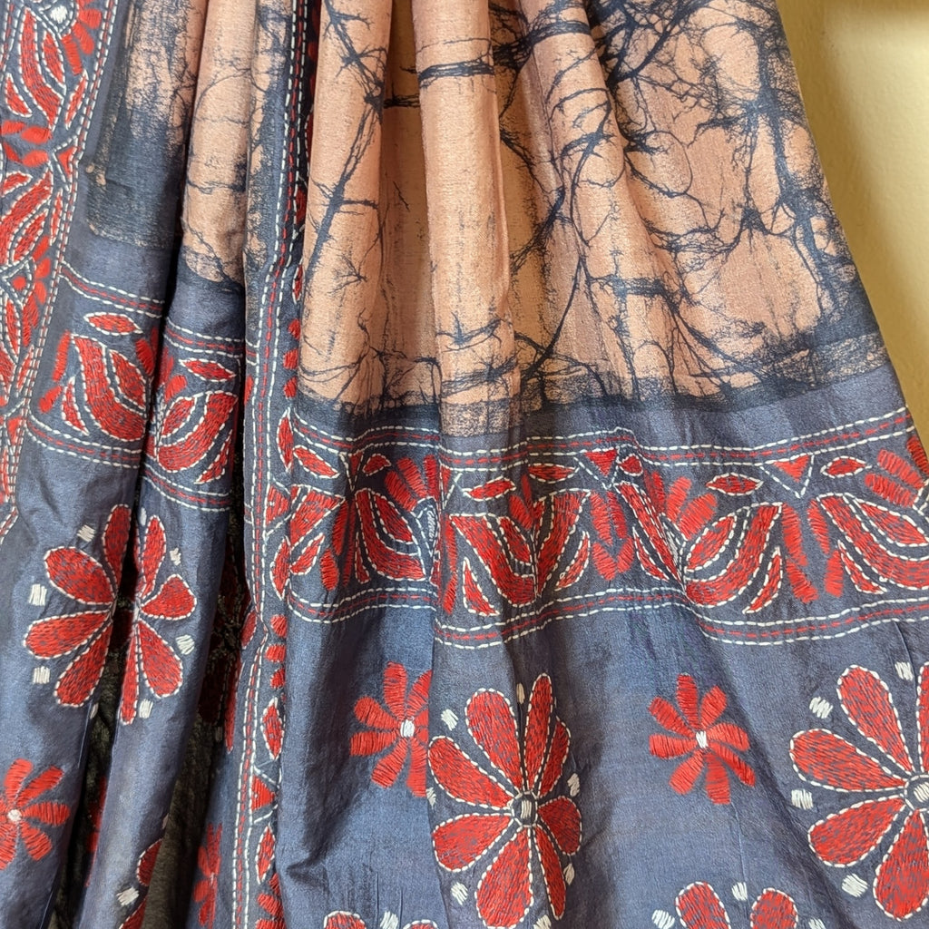 Kantha Silk Stole