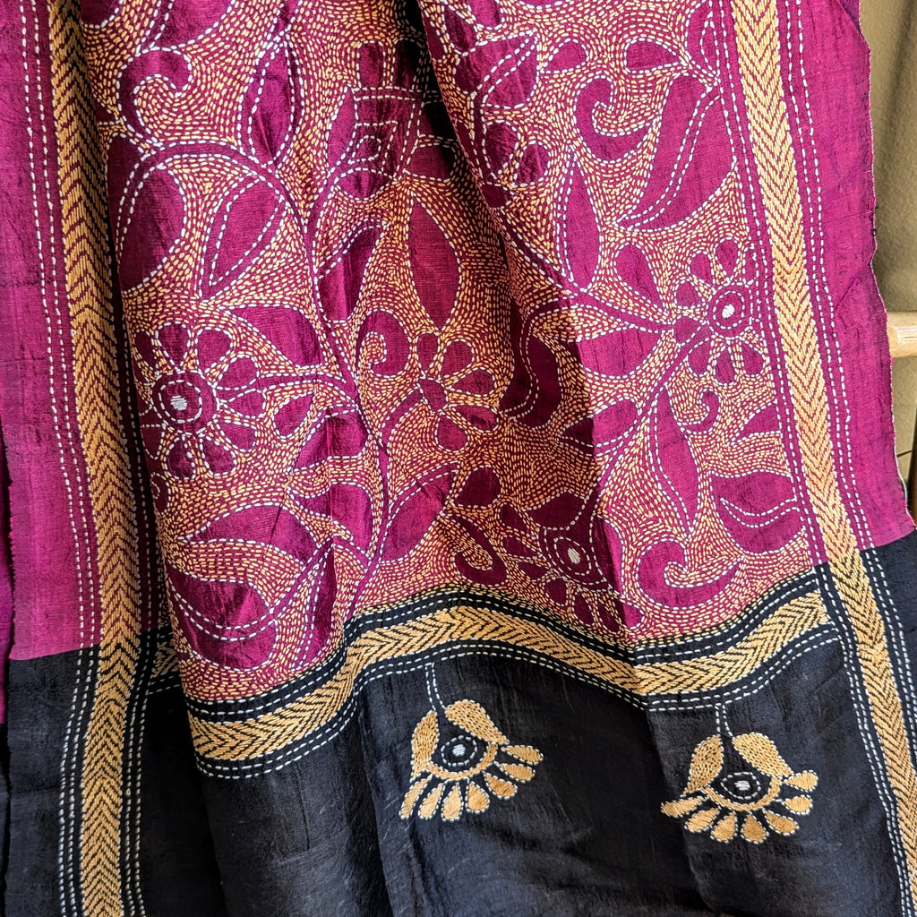 Kantha Silk Stole