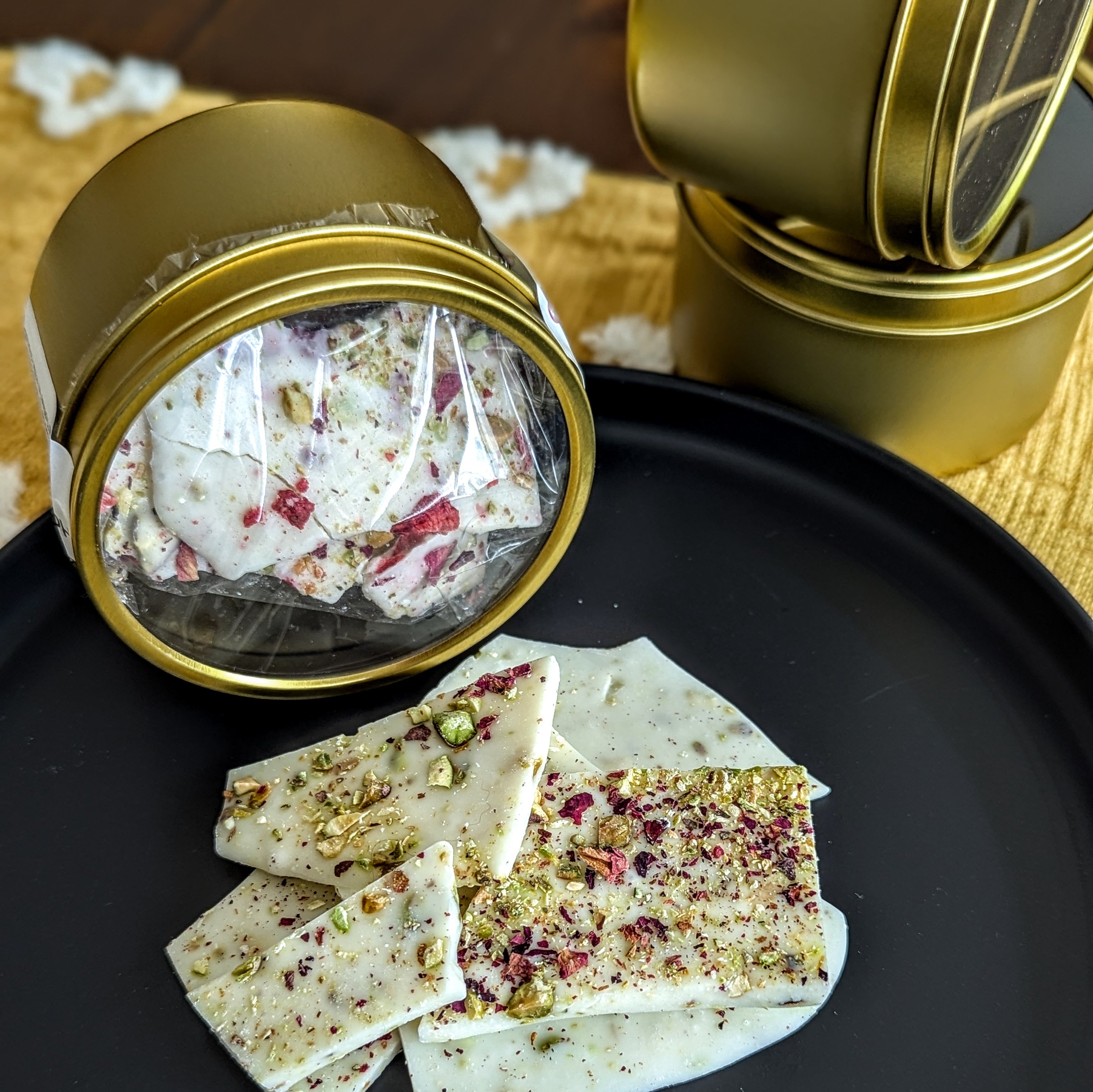 Rose & Pistachio White Chocolate