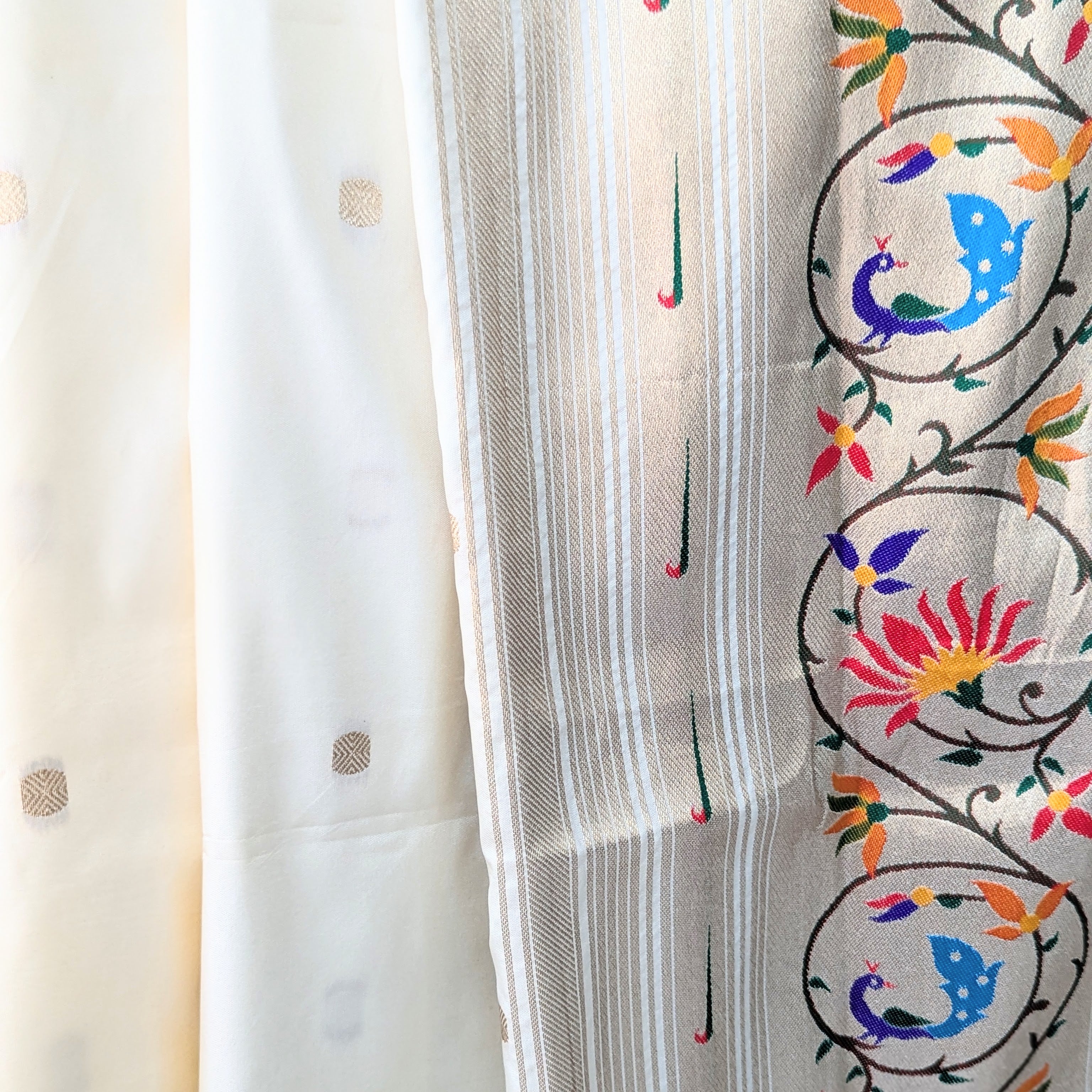 Semi Paithani Dupatta