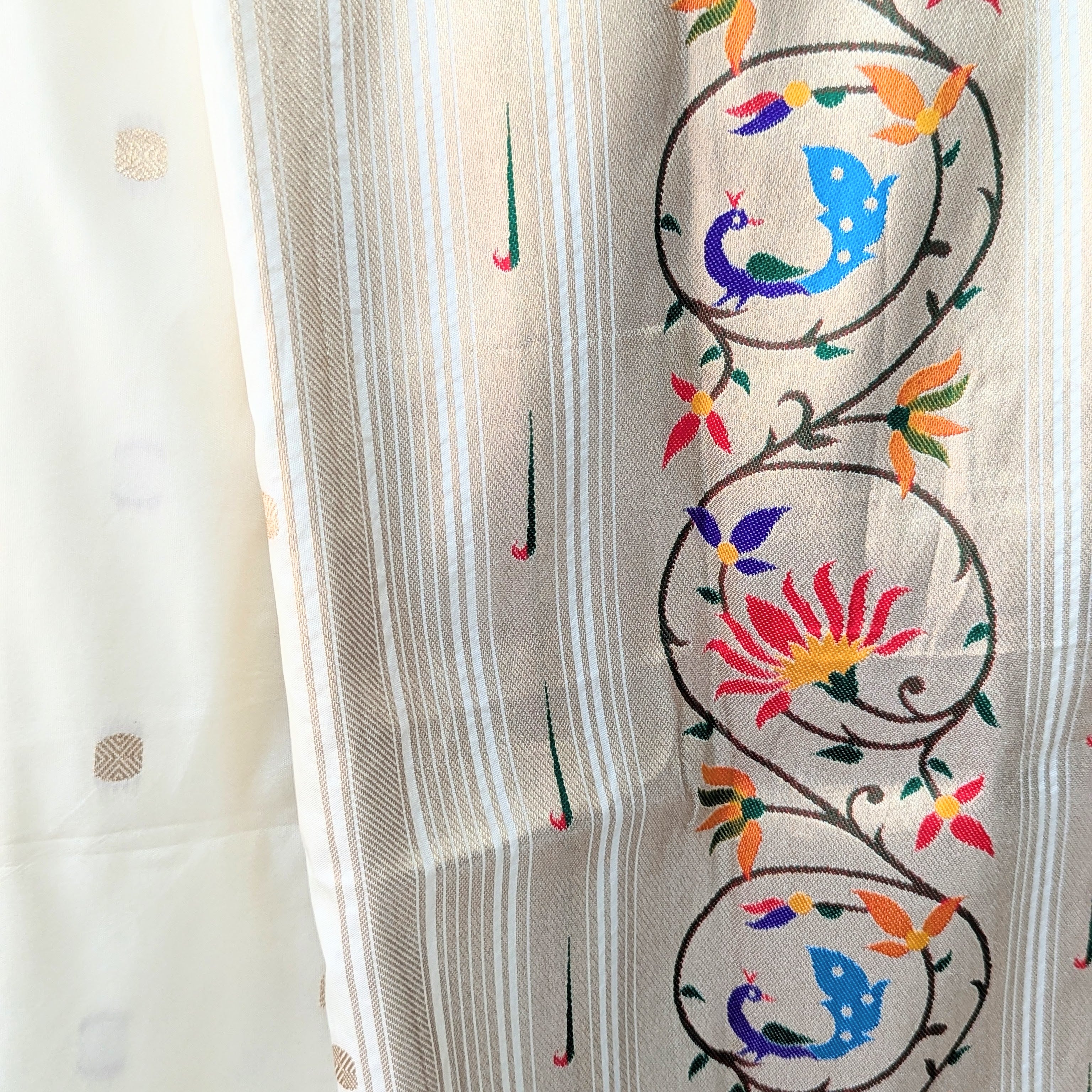 Semi Paithani Dupatta