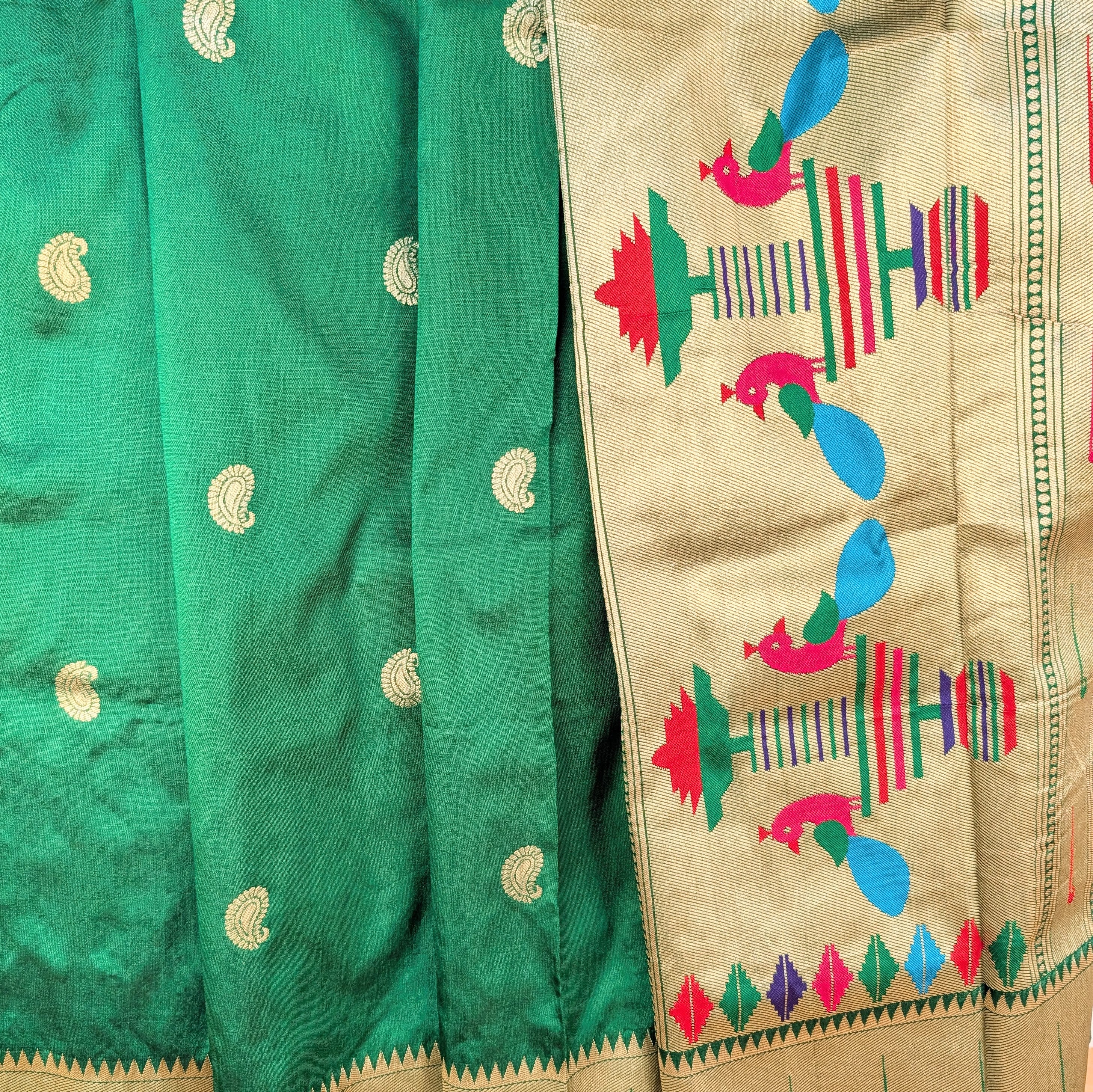 Semi Paithani Dupatta