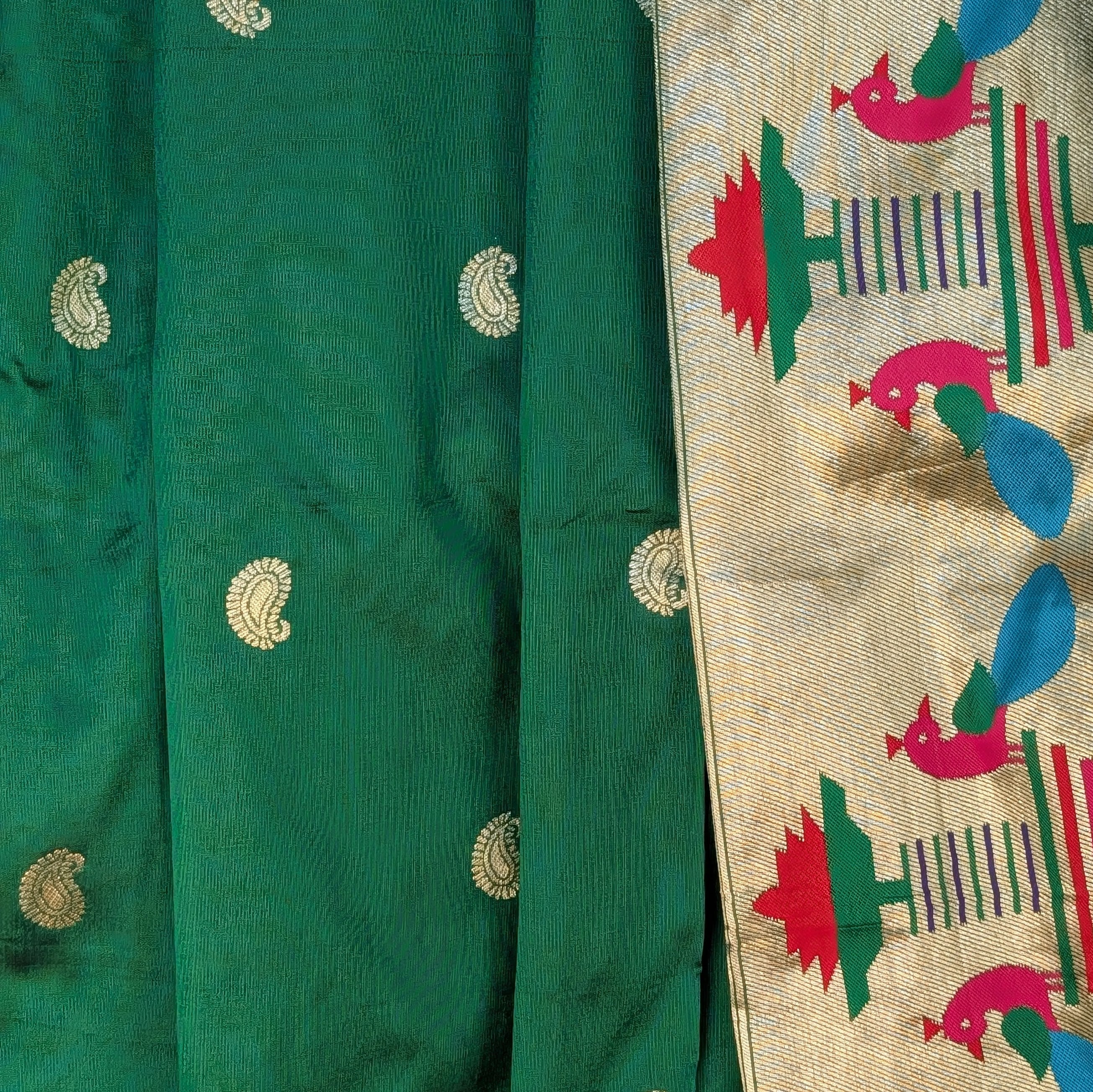Semi Paithani Dupatta