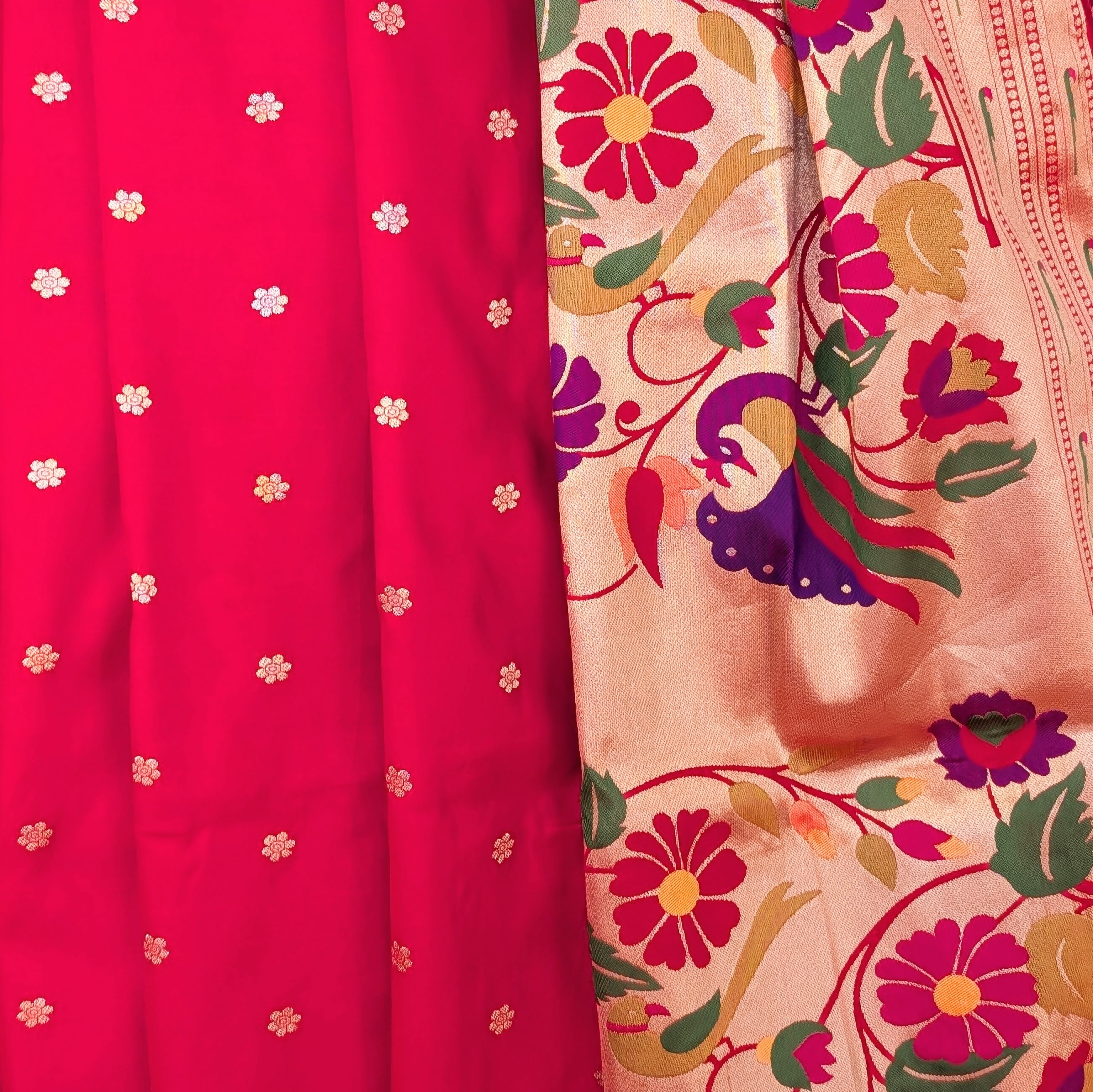 Semi Paithani Dupatta