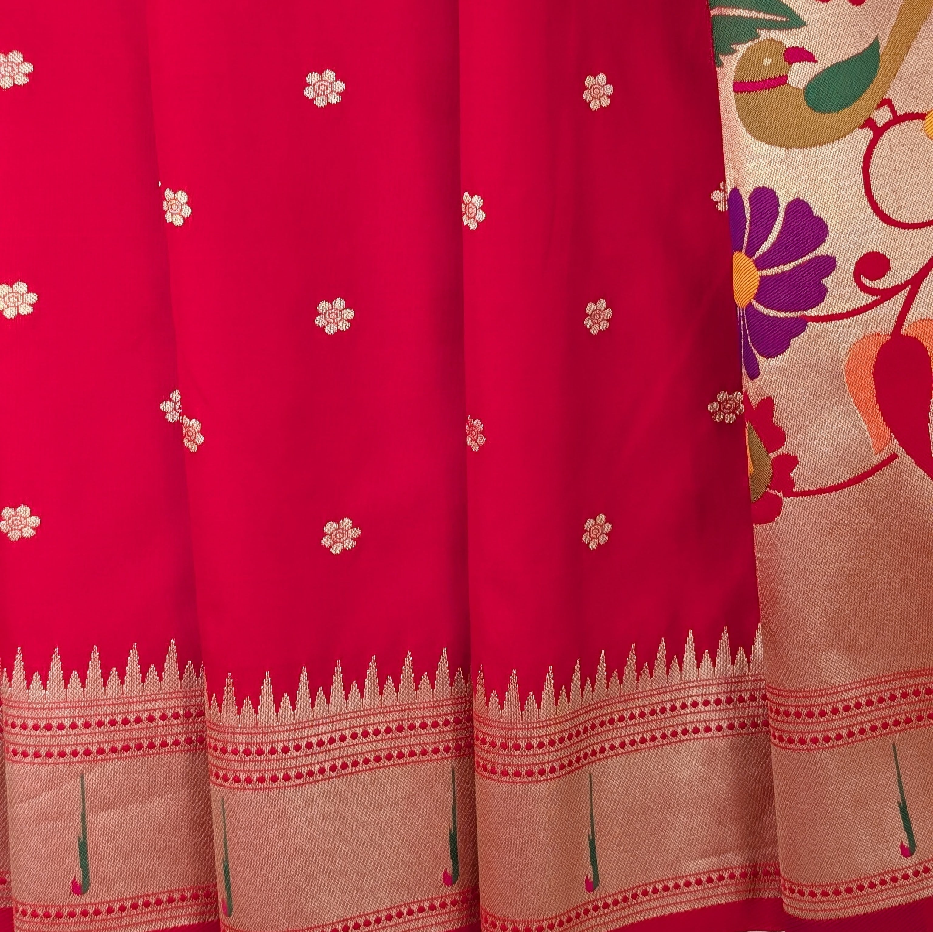 Semi Paithani Dupatta