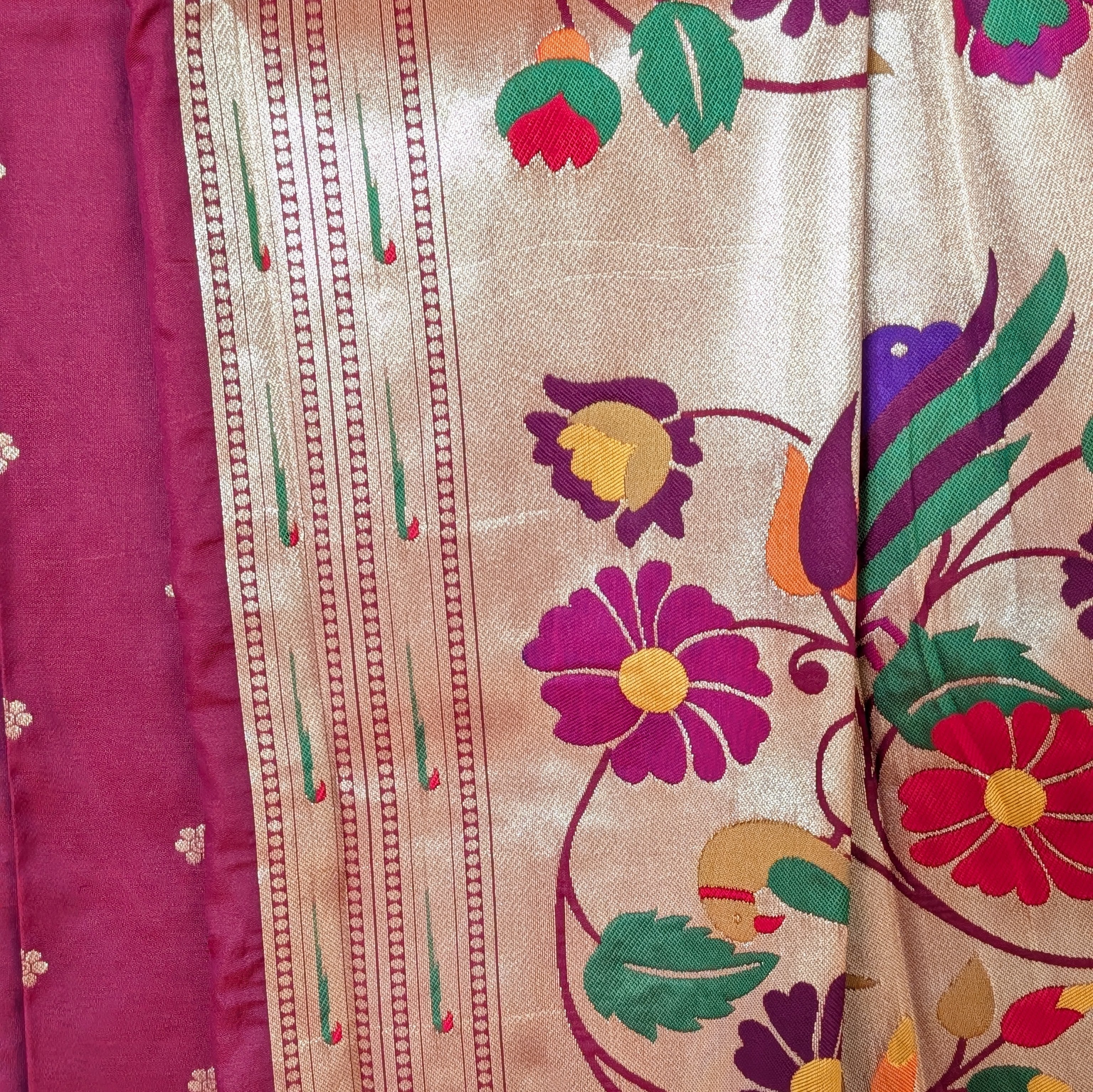 Semi Paithani Dupatta