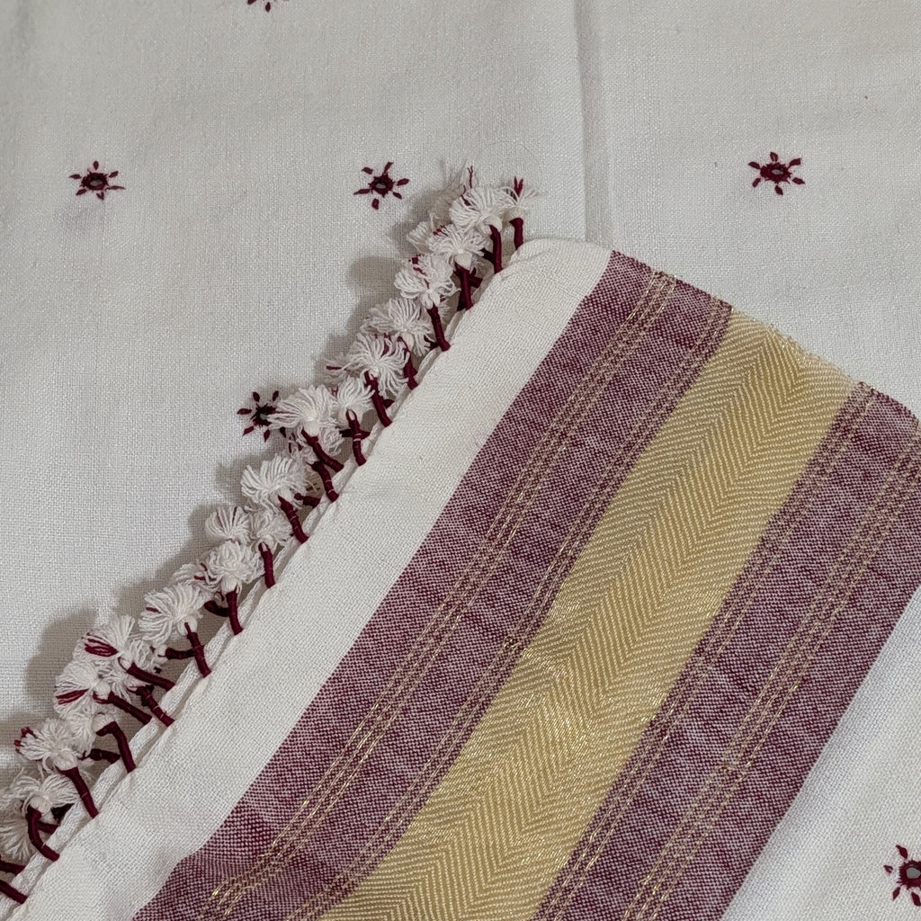 Mirrorwork Kutch Stole