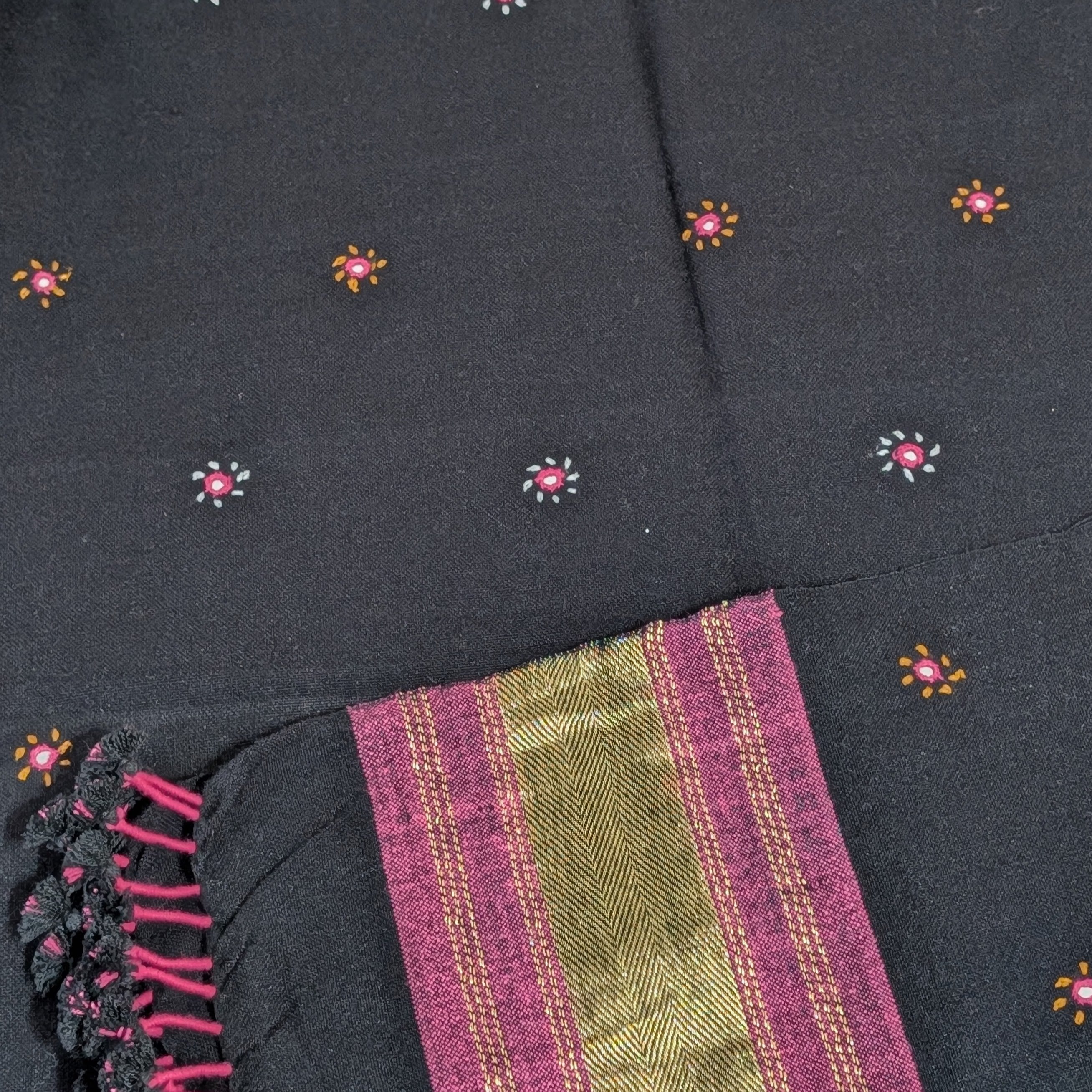 Mirrorwork Kutch Stole