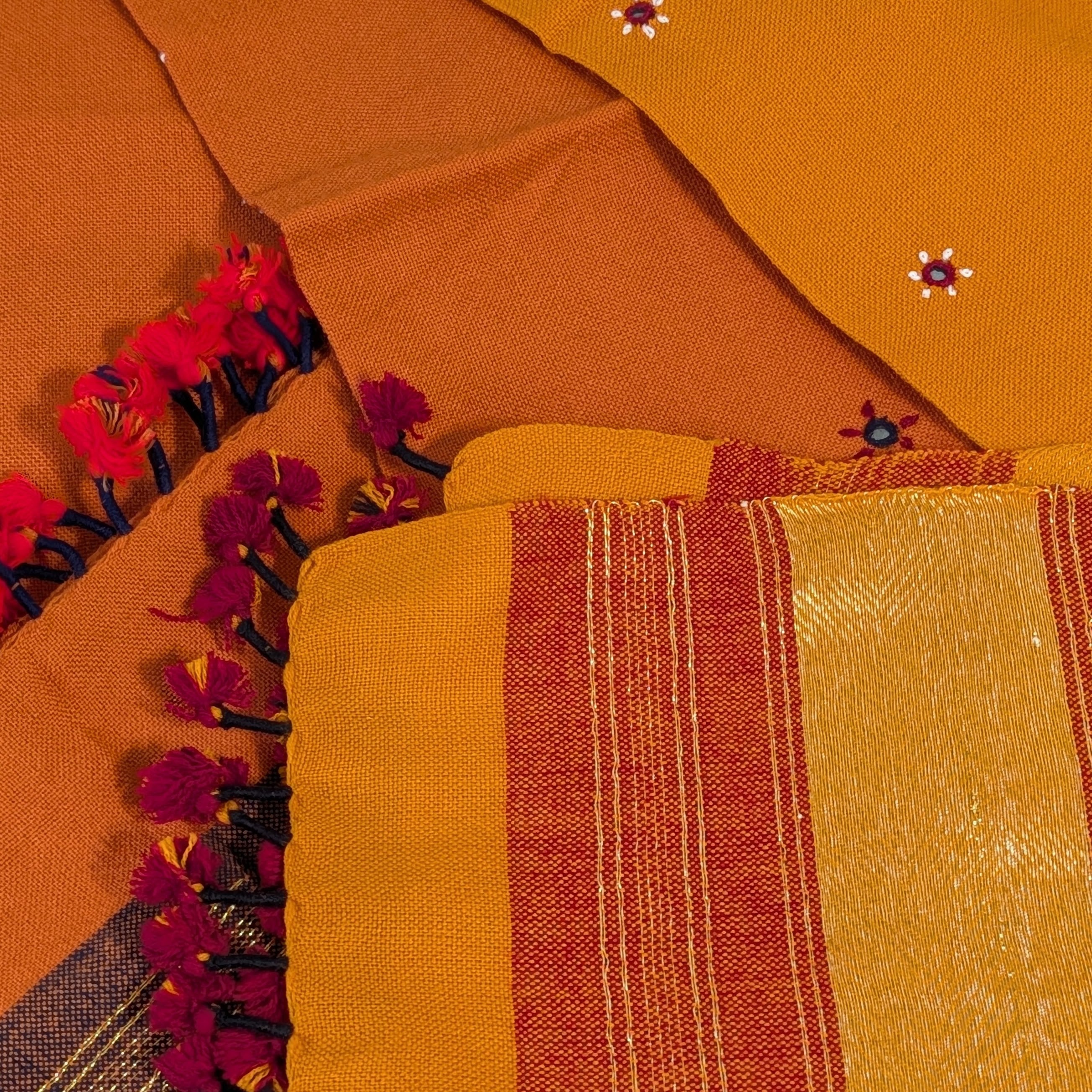 Mirrorwork Kutch Stole