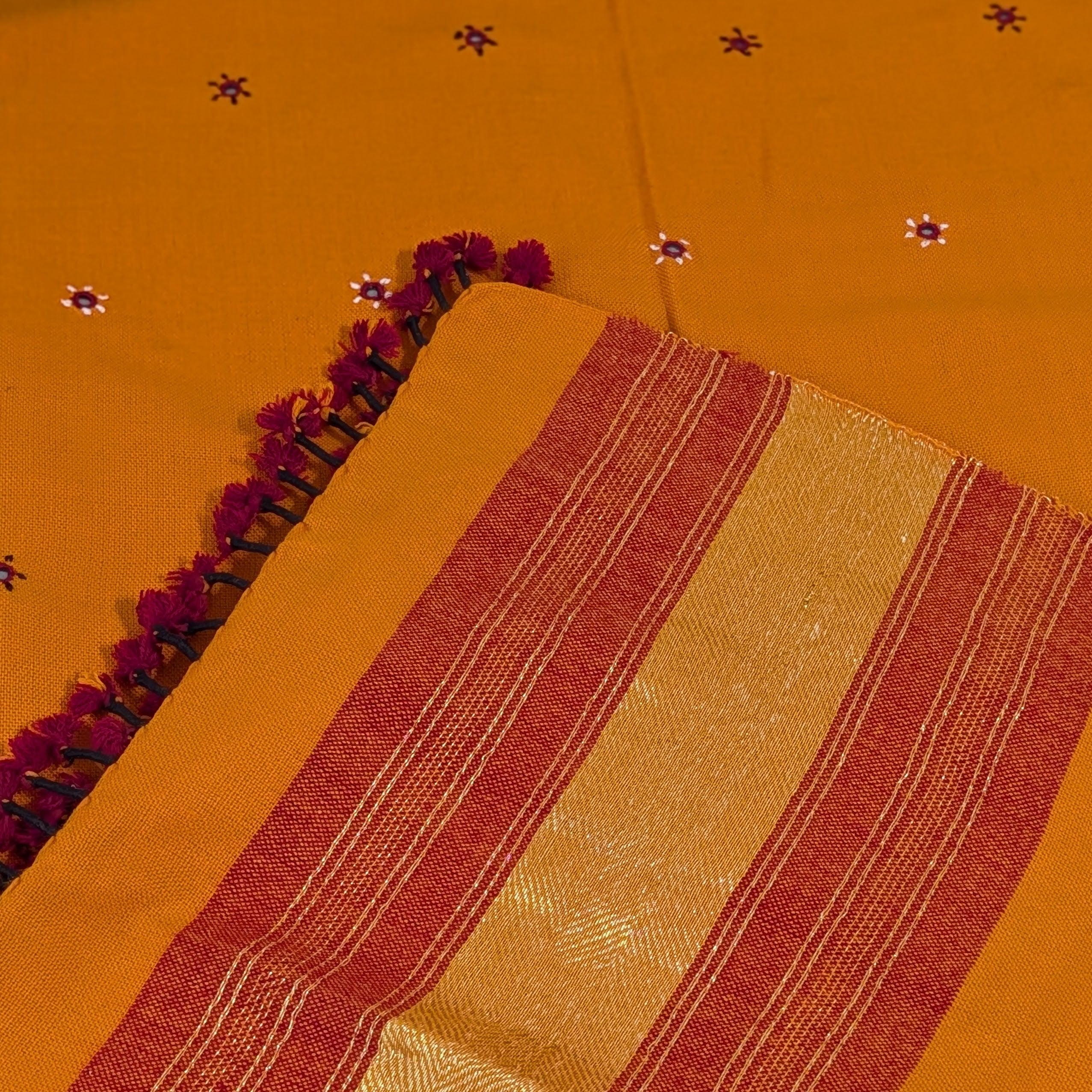 Mirrorwork Kutch Stole