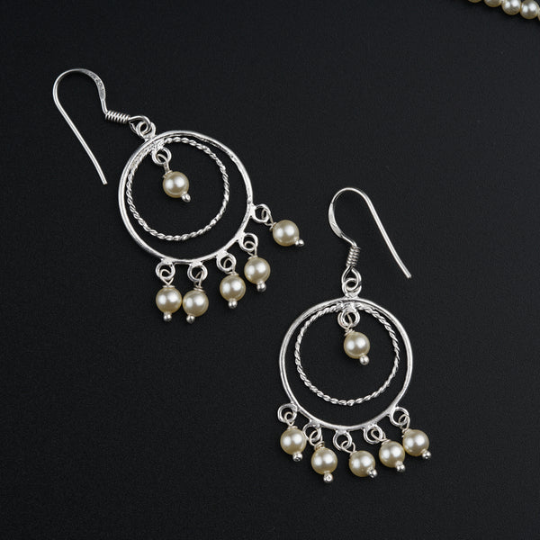 925 Silver Set with Pearls